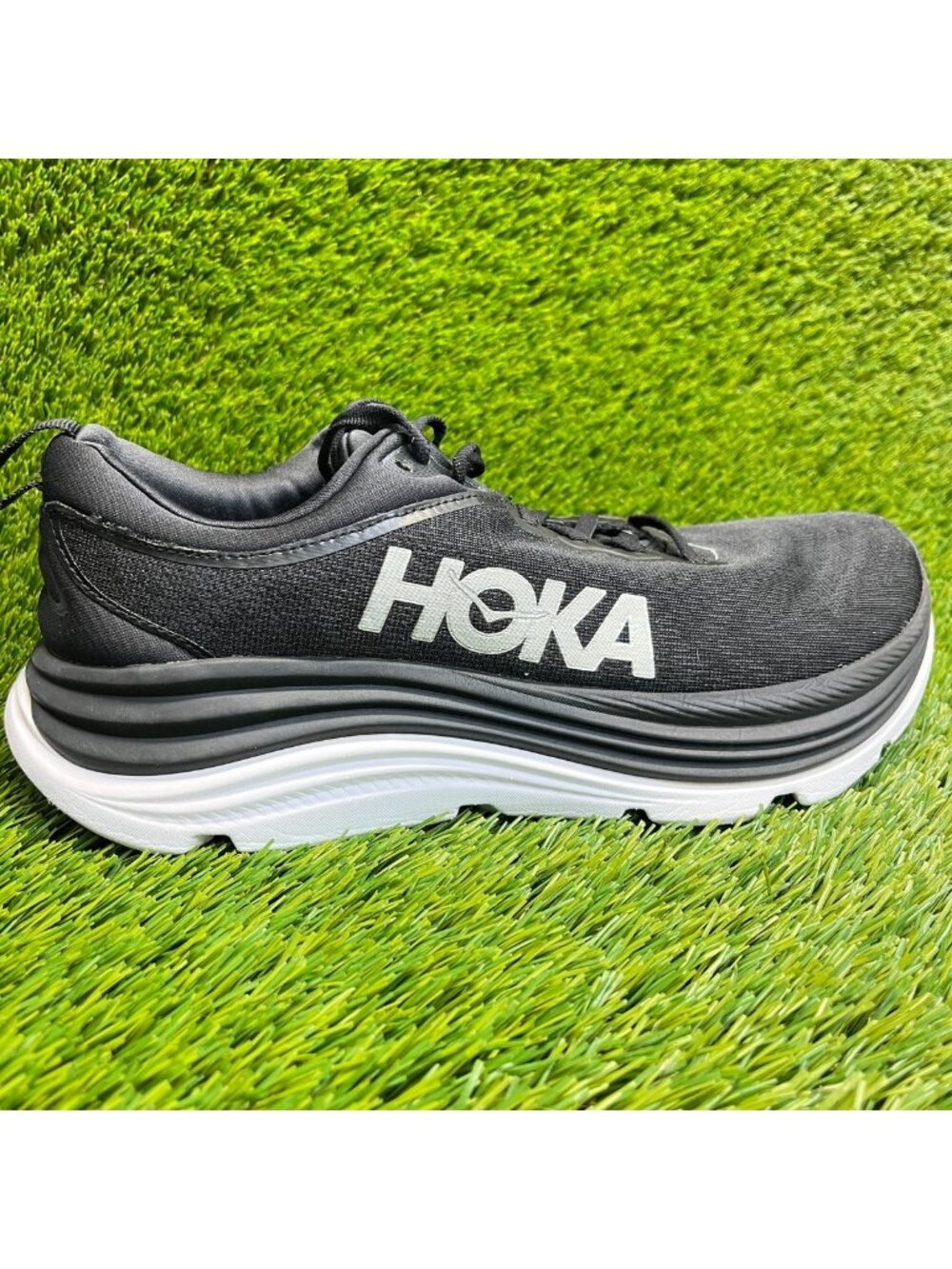 Hoka One One Gaviota 5 Womens Size 10.5 Black Athletic Running Shoes Sneakers